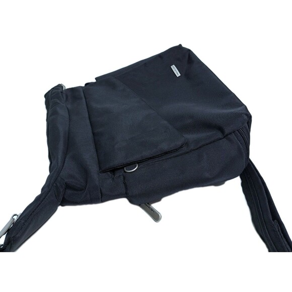 Travelon Anti Theft Crossbody Messenger RFID Black Purse Bag Basic - Picture 5 of 8